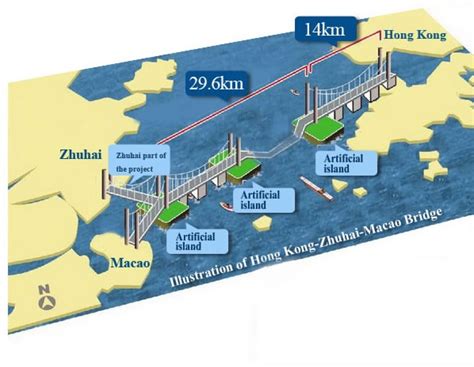 Map Hong Kong Macau Bridge - Share Map