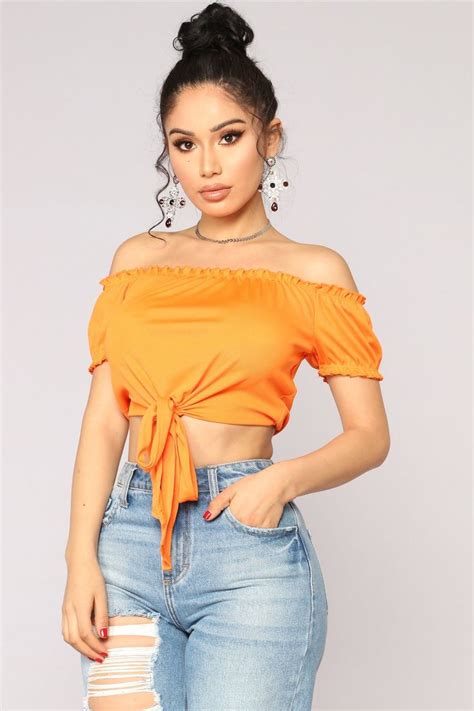 Pure Perfection Ribbed Top - Orange | Fashion nova tops, Fashion, Tops