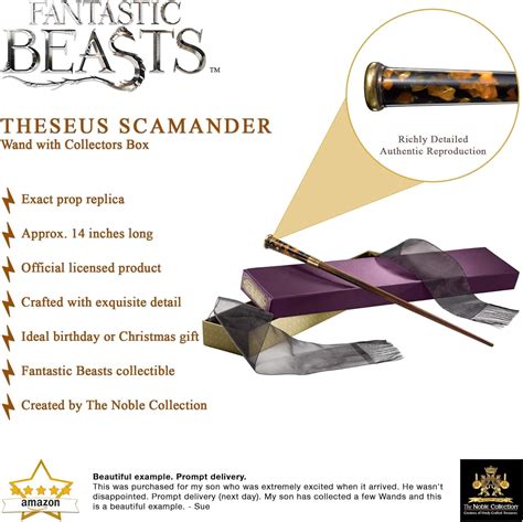 Fantastic Beasts Theseus Scamander Wand in Collector’s Box – Totalhill.com – Toys and Game Store