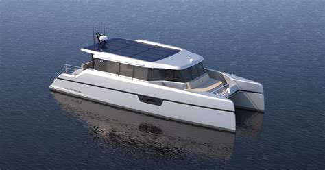 soel yachts unveils a 48ft electric catamaran powered by solar panels