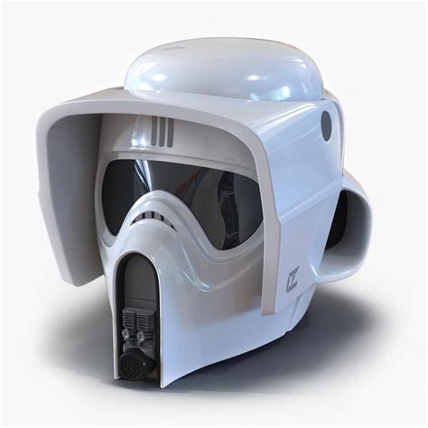 Star Wars Scout Trooper Helmet 3D Model 3D Model #AD ,#Scout#Wars#Star#Model | Star wars helmet ...