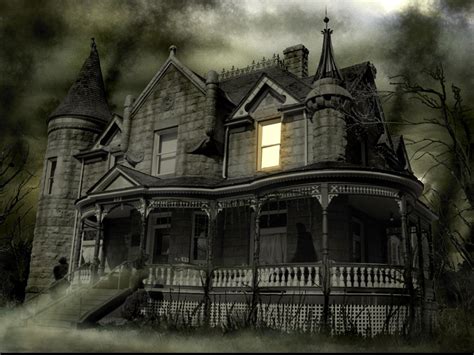 Haunted House HD Wallpaper: Spooky Halloween Vibes