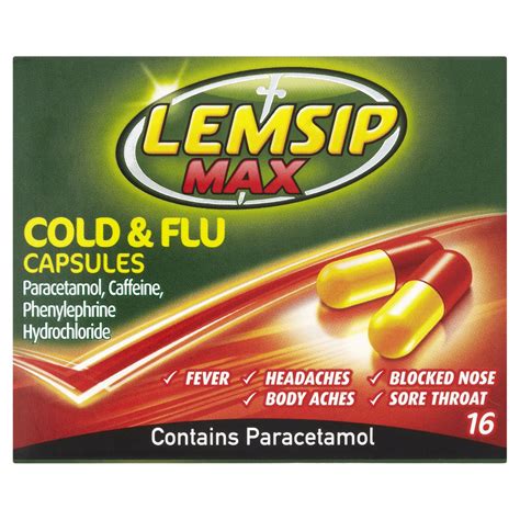 Lemsip Max Cold & Flu Capsules