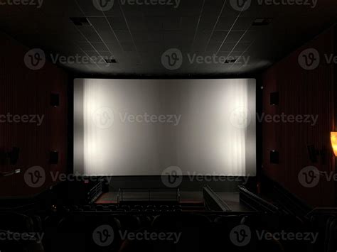 Empty Movie Theater with Blank Screen 2707591 Stock Photo at Vecteezy