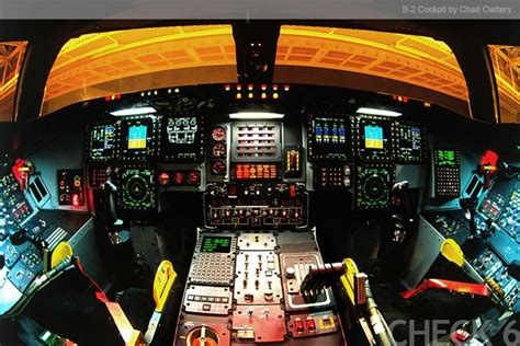 cockpit of the B-2 (Stealth Bomber) : r/pics