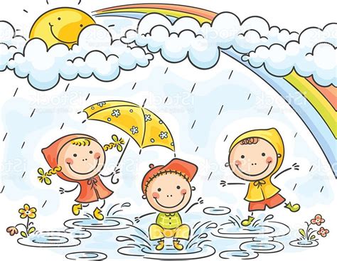 Rain Drawing For Kids at PaintingValley.com | Explore collection of ...