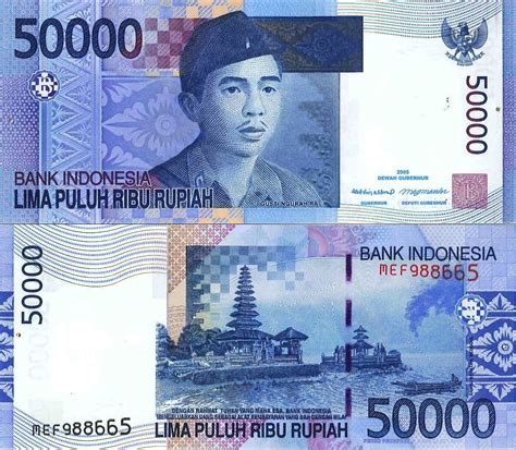 50.000 Rupiah (Indonesia) | World banknotes | Pinterest | Indonesia and Banknote