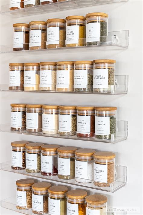 Spice Rack Organization