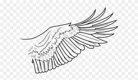 Simple Wing Lines By Freakzter Freebies On Deviantart - Eagle Wings Line Drawing - Free ...