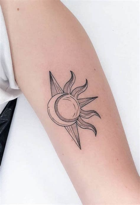 Share more than 79 simple half sun tattoo latest - in.cdgdbentre