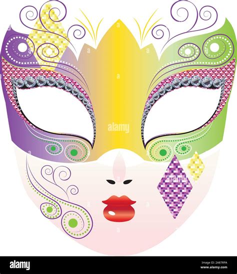 Fashion decorative carnival face mask illustration, masquerade mask design Stock Vector Image ...