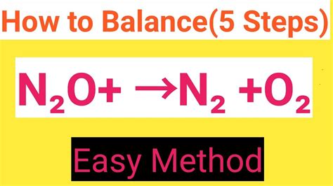 N2O=N2+O2 Balanced Equation||Nitrous oxide=Nitrogen+Oxygen Balanced ...