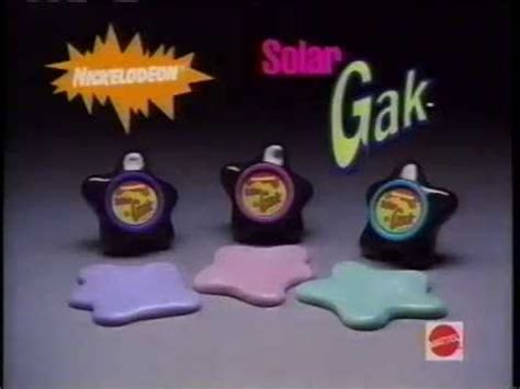 Nickelodeon Solar Gak Commercial (1994) | Nickelodeon, Movie posters ...