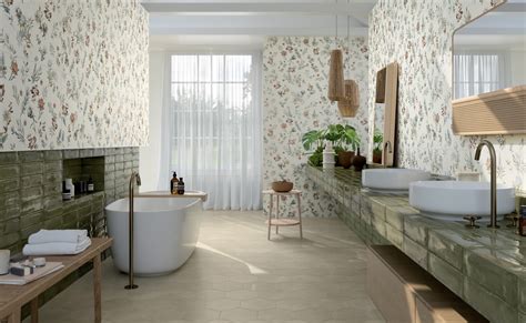 Decorative bathroom tiles: latest trends and design ideas | Marca Corona