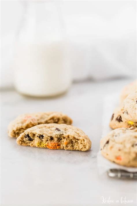 Reese's Pieces Cookies | Kristine in Between