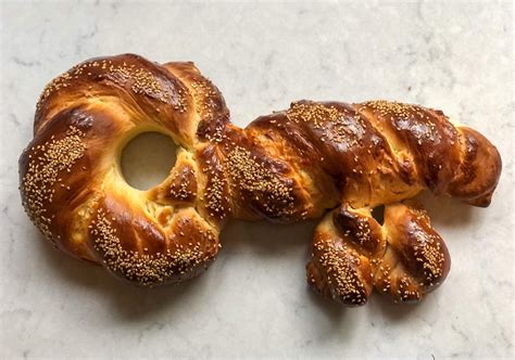 Key shaped challah (shlissel challah) - Vered's Israeli Cooking