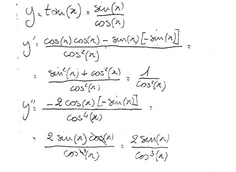 Derivative of Tangent: Definition, equation, formula and more