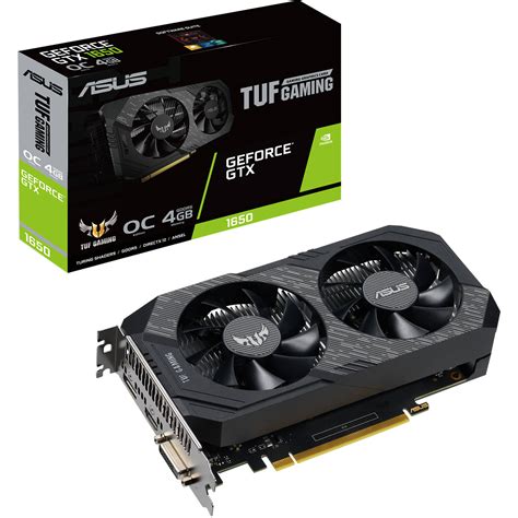 ASUS GeForce GTX 1650 TUF Gaming OC TUF-GTX1650-O4GD6-P-GAMING