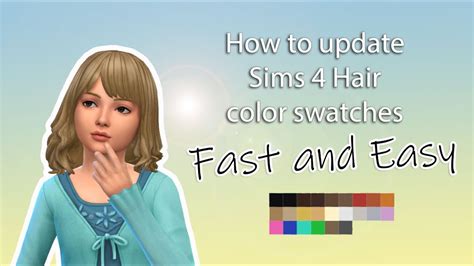 Sims 4 More Hair Color Swatches