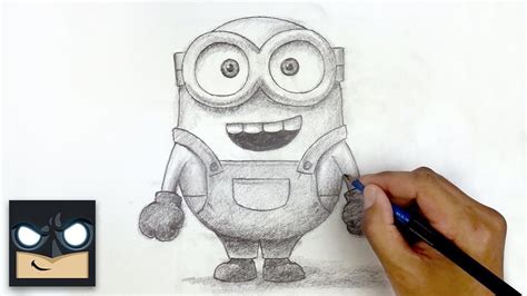 how to draw the minion Coreldraw corel x7 pensil desain 1596 2128 - Step by Step Drawing