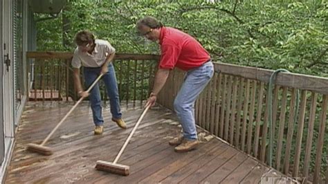 How to Clean a Deck Video | HGTV