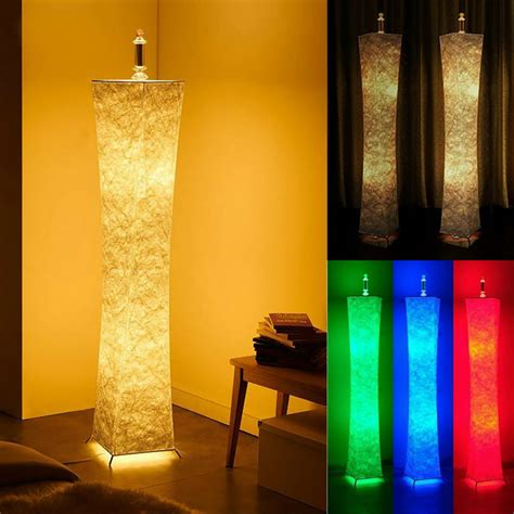 LED Floor Lamp, Soft Light Floor Lamp, 58'' RGB Tall Lamps, 7 Colors ...