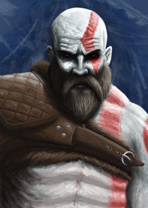 Kratos Fan Art I made at the start of this year : r/GodofWar