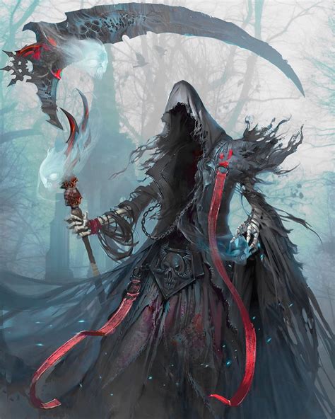 💀 Grim Reaper. 💀 | Grim reaper art, Fantasy character design, Dark fantasy art