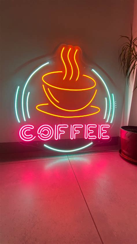 Coffee Cup Neon Sign / Neon Sign Coffee Lover Gift Led Sign - Etsy