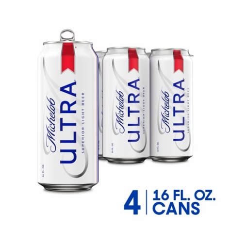 Michelob Ultra Light Beer, 4 pk / 16 fl oz - Fry’s Food Stores