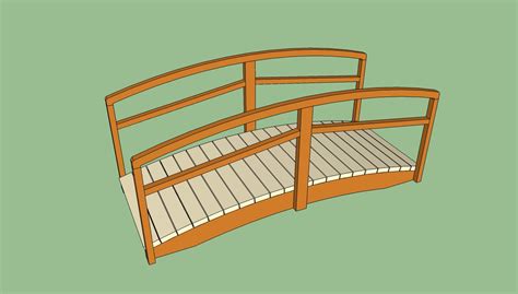 Wooden Garden Bridge Plans PDF Woodworking