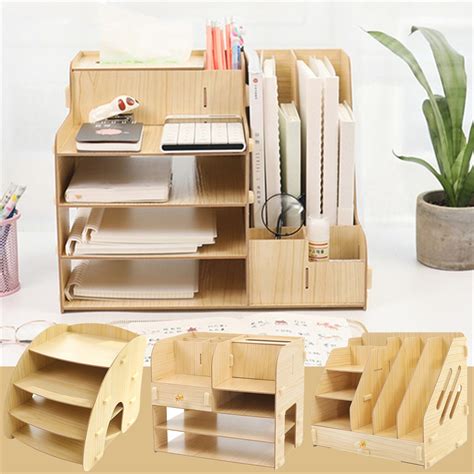 Stationery Container Desktop Drawer Organizer Desktop Storage Box Brush Container Office Pencil ...