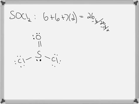 SOLVED: Draw and Name the three-dimensional shape for SOCL2. Indicate the values of the bond ...