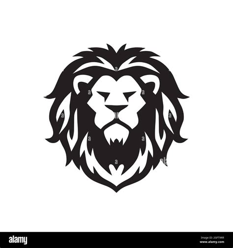 Lion Head Logo Vector Template Illustration Design Icon Stock Vector Image & Art - Alamy