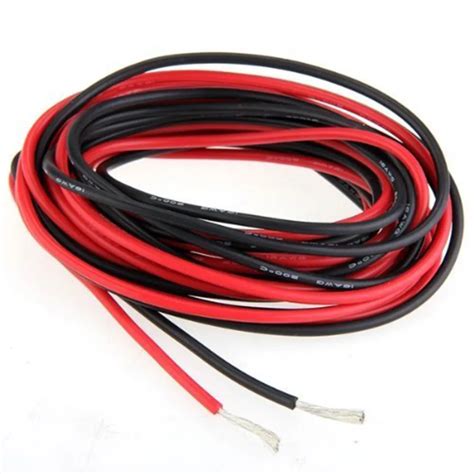 Aliexpress.com : Buy ALLiSHOP 20# AWG 20 Gauge AWG Silicone Rubber Wire Cable Red Black Flexible ...