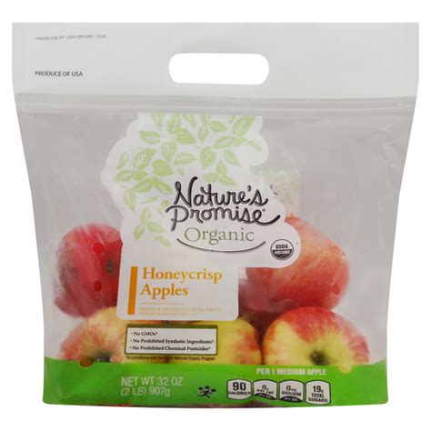 Save on Nature's Promise Organic Honeycrisp Apples Order Online Delivery | Food Lion