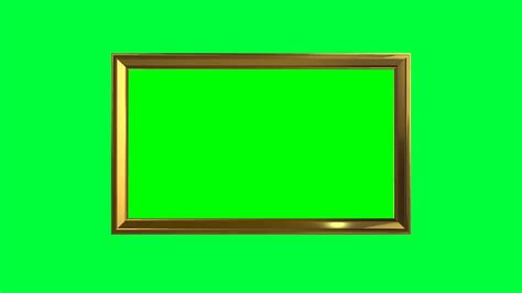 Golden frame green screen animation 27987269 Stock Video at Vecteezy