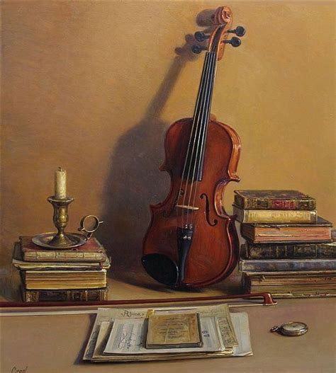 paintings of violin | Capel, Violin art, Violin