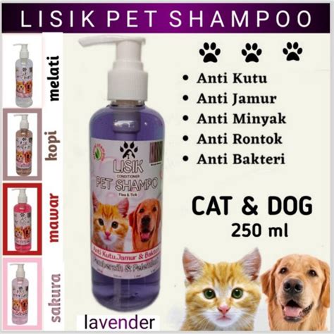 Jual SHAMPOO ANJING KUCING ANTI KUTU & JAMUR 250ML PUMP | Shopee Indonesia