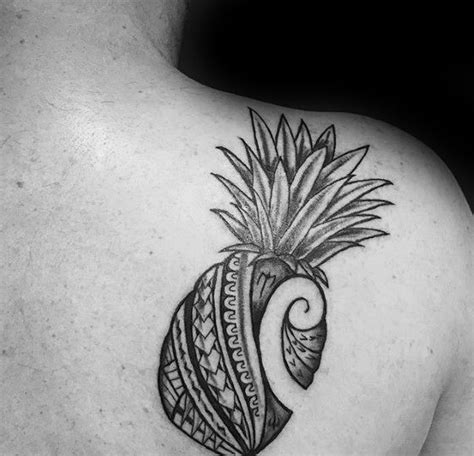 60 Pineapple Tattoo Designs For Men - Tropical Fruit Ideas | Pineapple tattoo, Pineapple tattoo ...