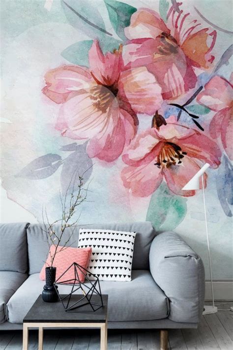 8 Floral Wallpapers that Will Bring the Outdoors Into your Living Room – Inspirations ...