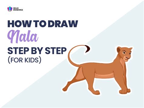 How To Draw Nala In (13) Easy Steps For Kids