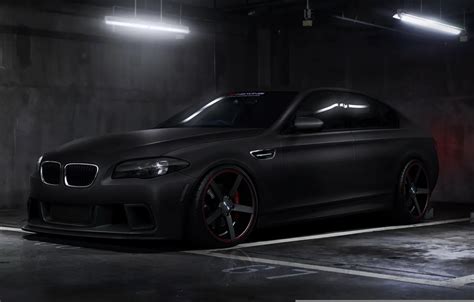 Wallpaper car, tuning, BMW, black, tuning, bmw m5, rechange, matte ...