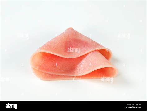 Thin slices of ham Stock Photo - Alamy