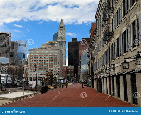 Boston skyline stock photo. Image of financial, massachusetts - 242296346