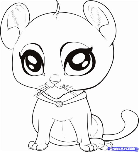 Cute Cartoon Animals Coloring Pages - Coloring Home