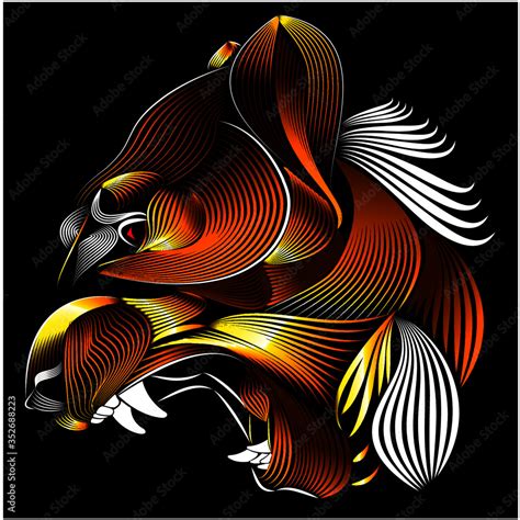 elephant vector line art for t-shirt or logo designs Stock Vector | Adobe Stock