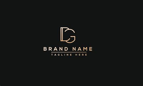 DG Logo Design Template Vector Graphic Branding Element 10813386 Vector Art at Vecteezy