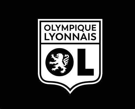 Olympique Lyonnais Club Logo Symbol White Ligue 1 Football French ...