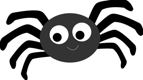 great october theme! | Spider cartoon, Spider clipart, Halloween spider